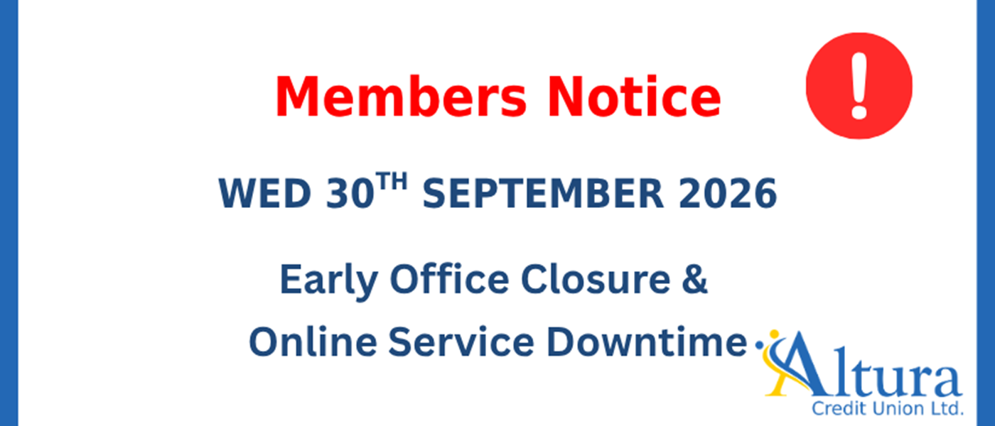 Important Notice: Early Closure and Service Interruption on Wednesday, 30 September