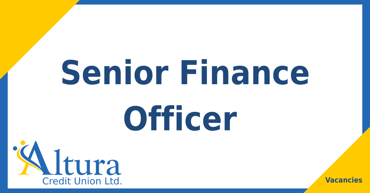Senior Finance Officer – Vacancy