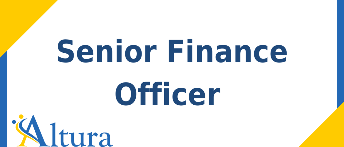 Senior Finance Officer – Vacancy