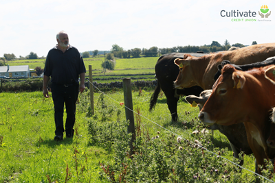 Farmer with Cattle