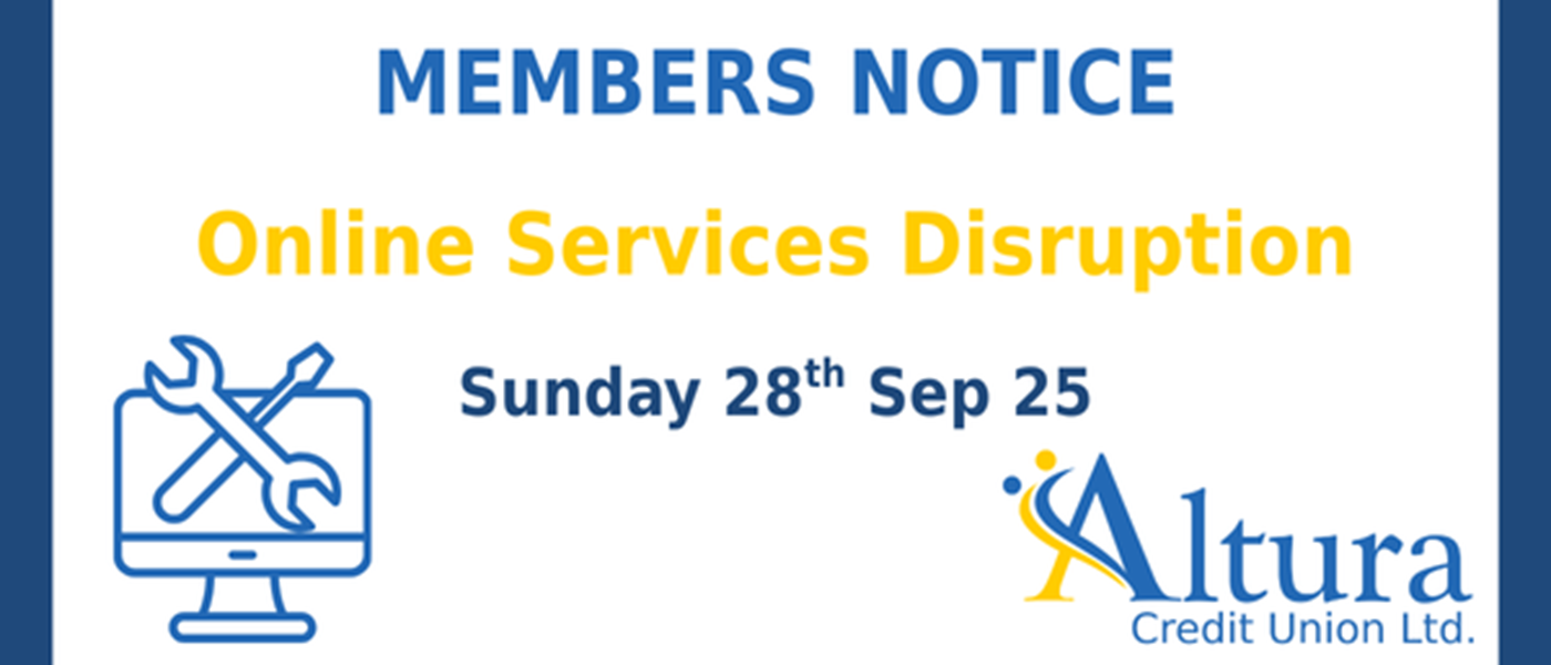 Online Services Disruption 28th September 2025