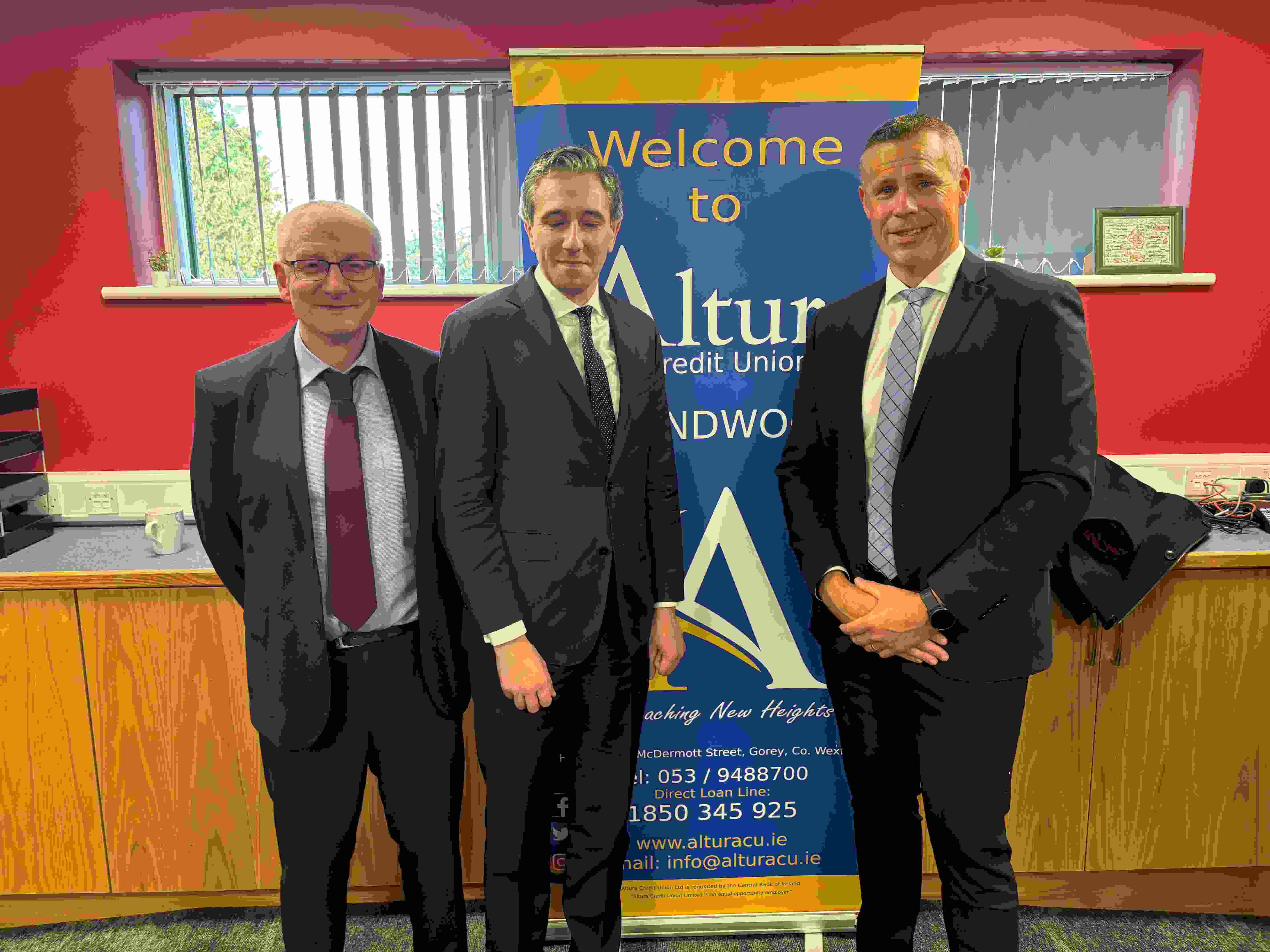 CEO- Barry Monaghan, An Taoiseach -Simon Harris, Chair of Board - Tom Finn