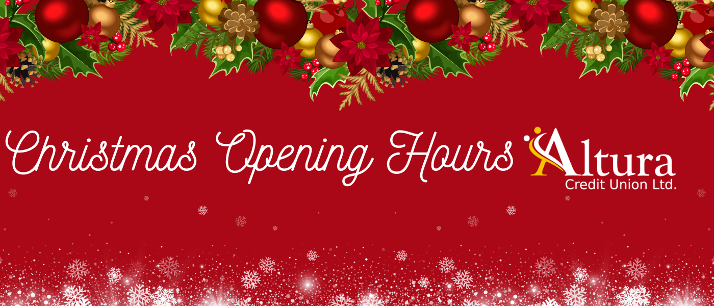 Christmas & New Year Opening Hours