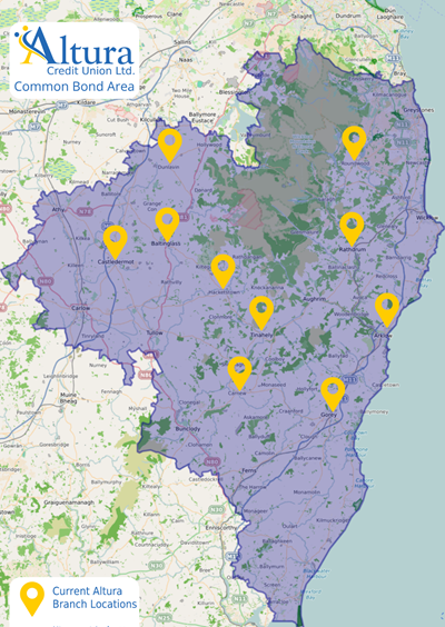 Common Bond Map of Altura Credit Union Ltd