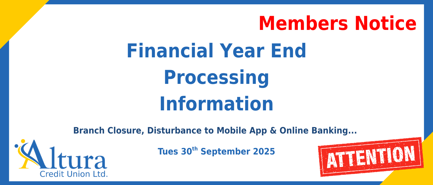 Important Member Notice – 30th September 2025