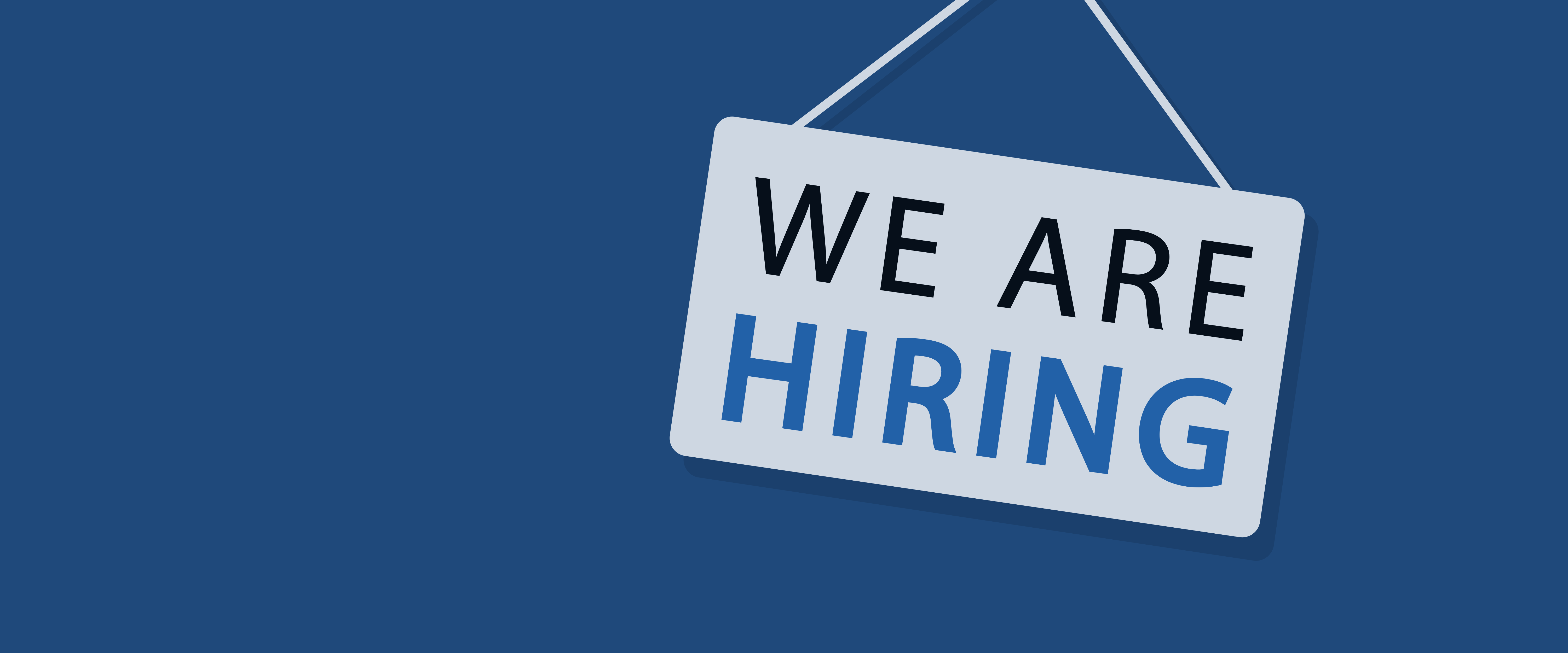 We Are Hiring