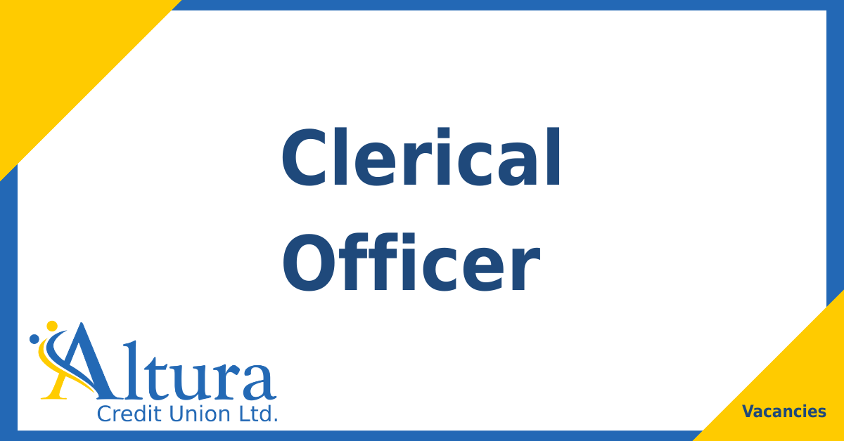 Clerical Officer – Vacancy